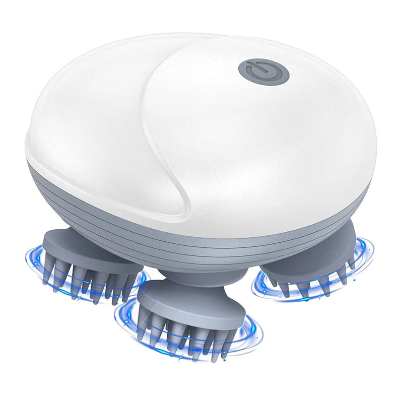 Handheld Electric Scalp Massager – Deep Tissue Head Massage Device for Relaxation & Hair Growth